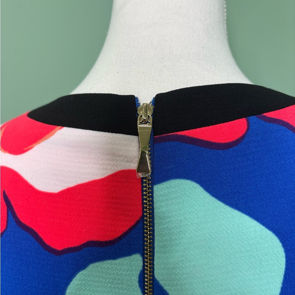 Kate Spade Blue and Red Floral Mini Dress - Picture 4 of 8